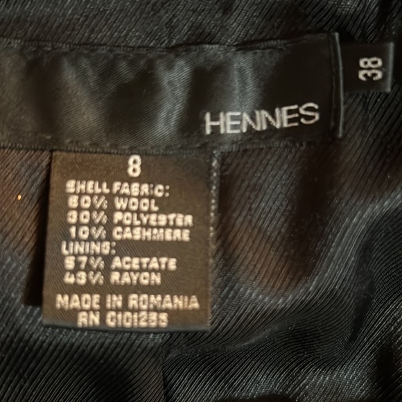 Hip lenght 60% wool jacket womans size 8 - Picture 2 of 3